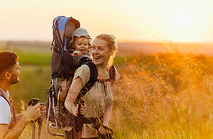 Bébé en vacances